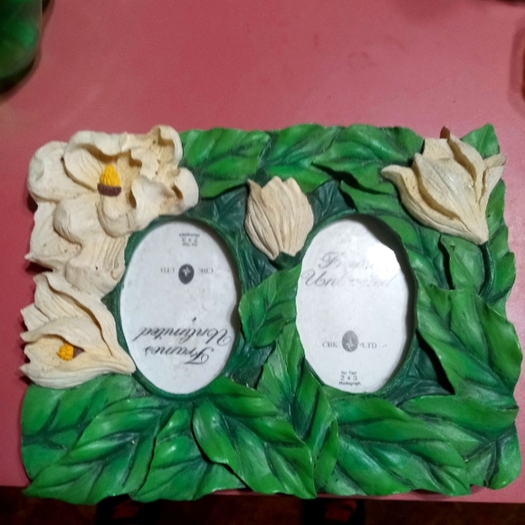 no brand Art Vintage White Magnolia Picture Frame Poshmark